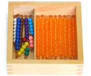 Montessori Educational toys-Bead Bars for Teen Board with Box 