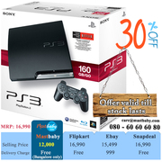 Buy Online PlayStation3 160Gb,  30% Off! Free Delivery In Bangalore